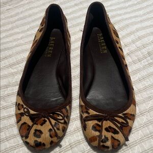 Ralph Lauren Animal Print Flats